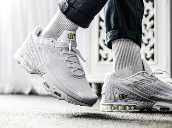 nike tn 3 all white