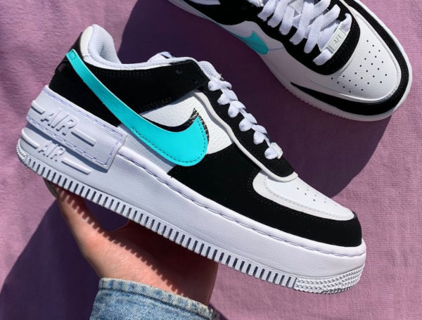 Nike silver Wmns Air Force 1 AF1 Shadow Tiffany CZ7929 100 couv 600x455