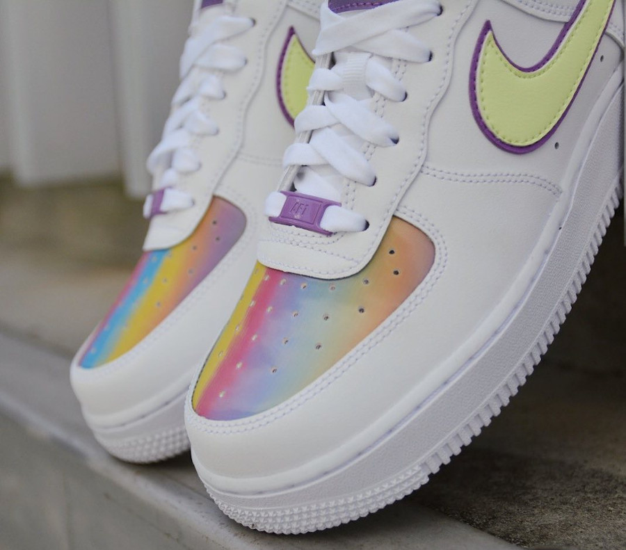 Nike Wmns Air Force 1 'Easter 2020' (Rainbow Multicolor) (6)