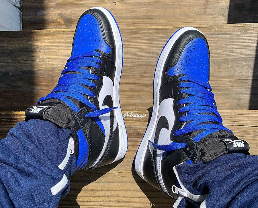 Game royal 1s on feet top