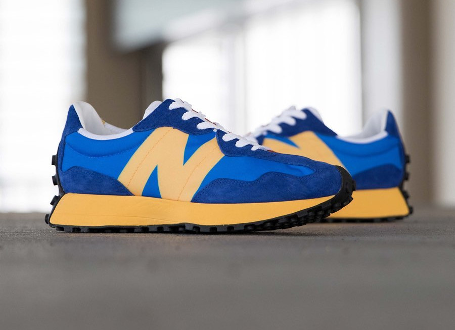 yellow and blue new balance