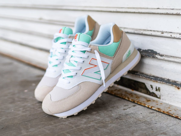 new balance 574 femme vert menthe