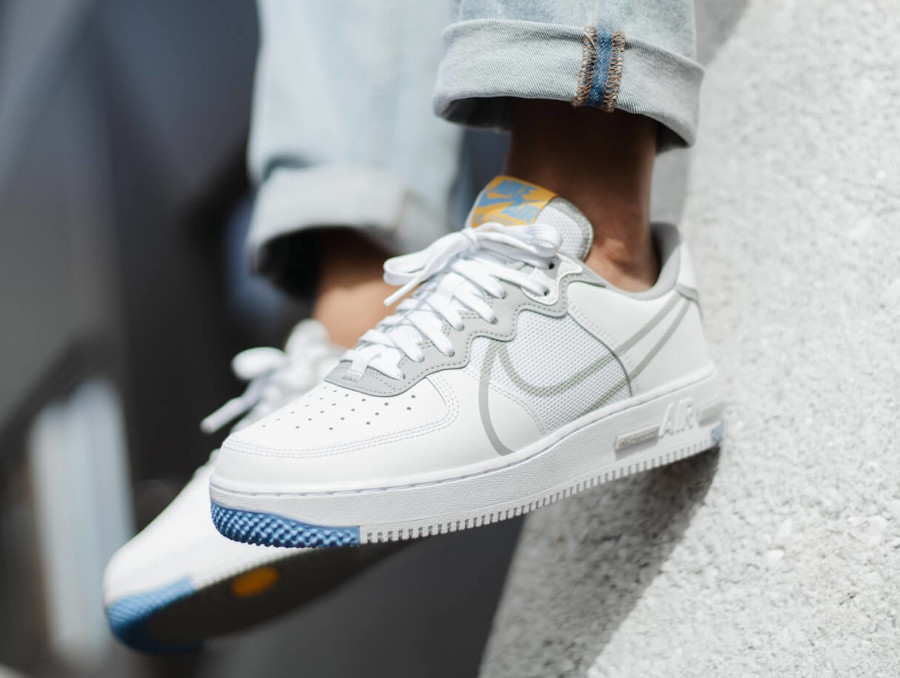 Nike Air Force 1 React Dimsix Light Smoke Grey CT1020-100