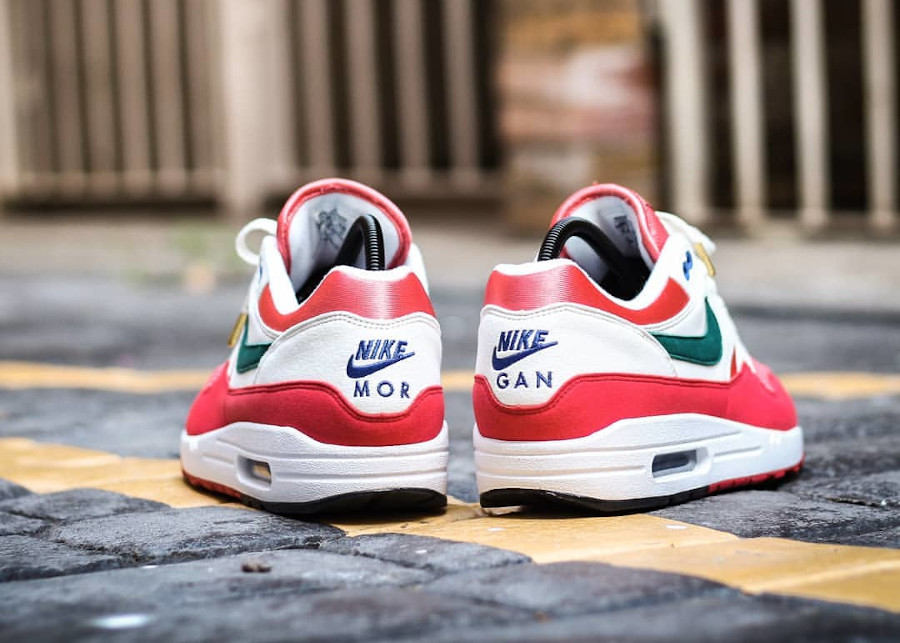 Nike Air Max 1 By You 2020 University Red Magic Flamingo Rain Forest (3)