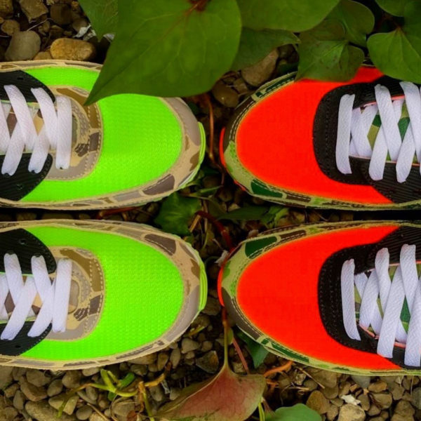 nike air max 90 duck camo ghost green