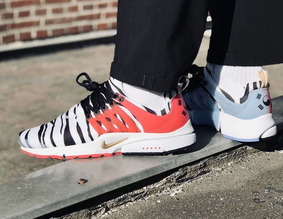 nike air presto zebra