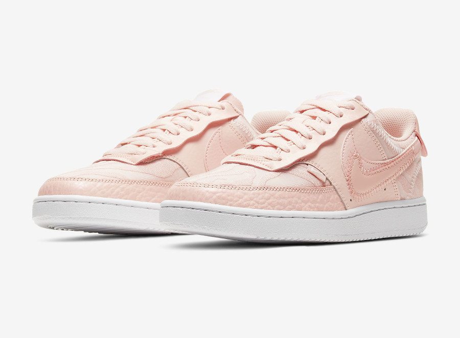 Nike Court Vision Low Premium Washed Coral pas cher