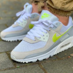 Nike Wmns Air Max 90 'White Lemon Venom'