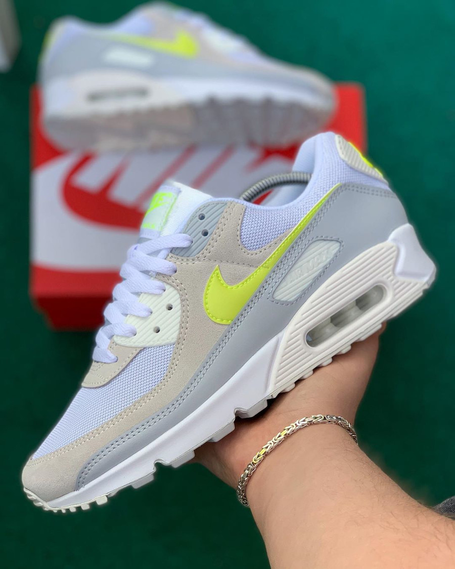 air max 90 white lemon