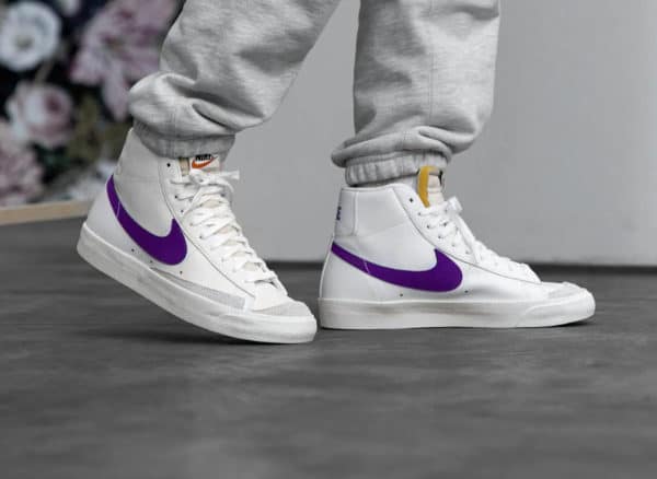 nike blazer low vintage femme violet