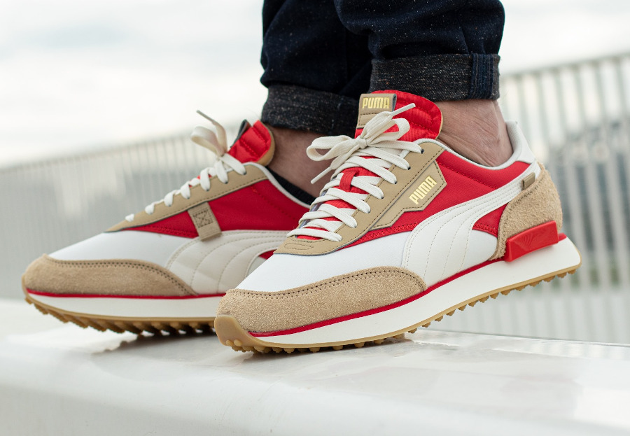 puma future rider beige