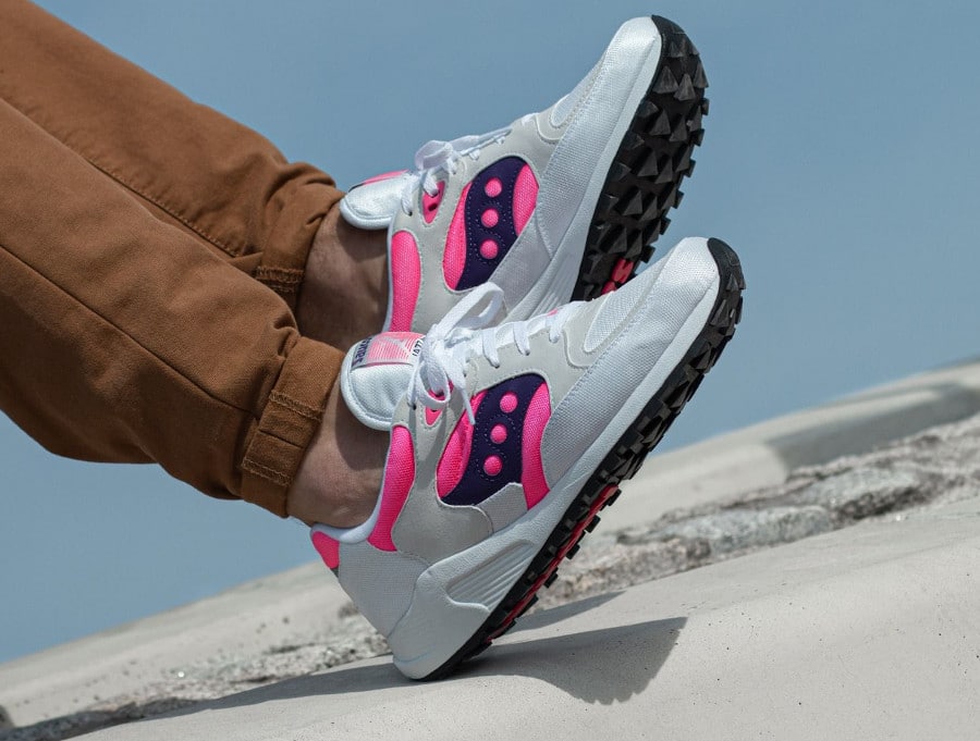 saucony jazz 4000 femme blanc