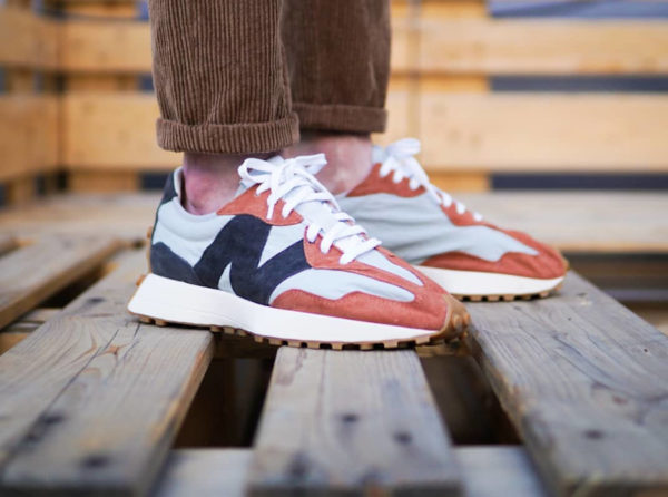 New Balance 327 MS327JC1 Rust Brown Grey