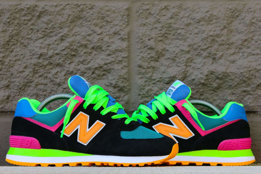 new balance 574 fluo