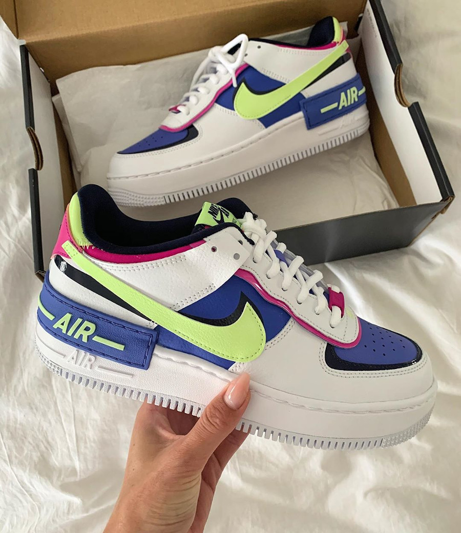 nike air force shadow fluo