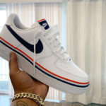 Nike Air Force 1 LV8 Ribbon 'White Obsidian Habanero Red'