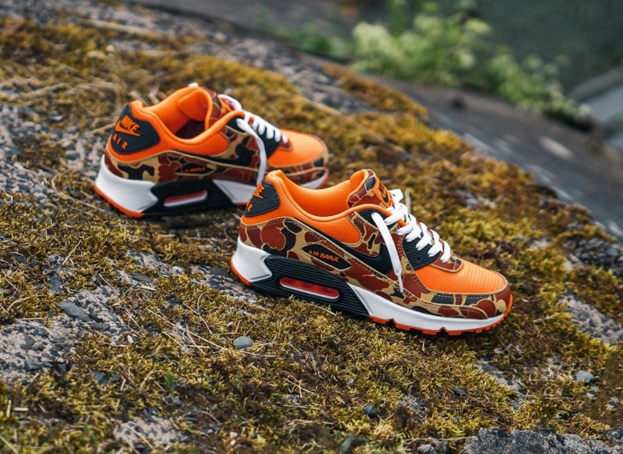 Que vaut la Nike Air Max 90 PRM SP Orange Duck Camo CW4039-800 ?