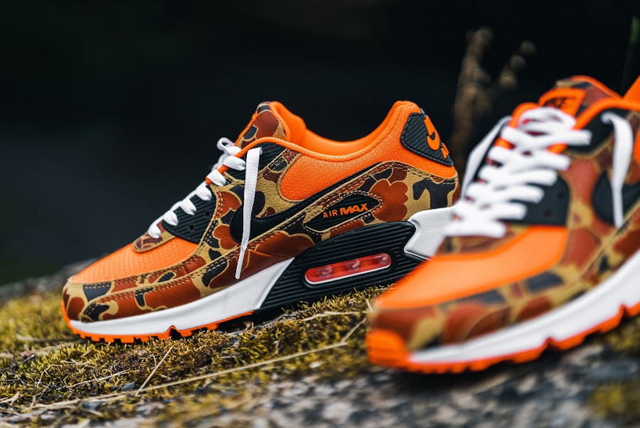 Que vaut la Nike Air Max 90 PRM SP Orange Duck Camo CW4039-800 ?