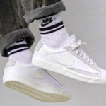Nike Blazer Low Leather White Sail Platinum Tint