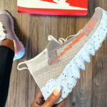 Nike Space Hippie 02 Grey Chambray Blue Total Crimson
