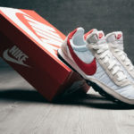Nike Waffle Racer White University Red Platinum Tint