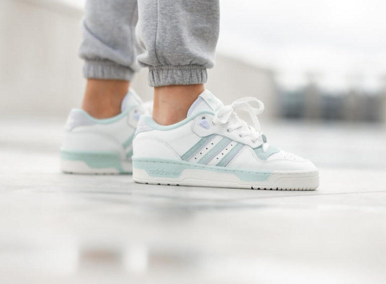 Adidas Rivalry Low White Green Tint EF6412