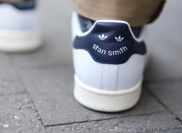 Adidas Stan Smith 'Double Trefoil' White Navy FV4086