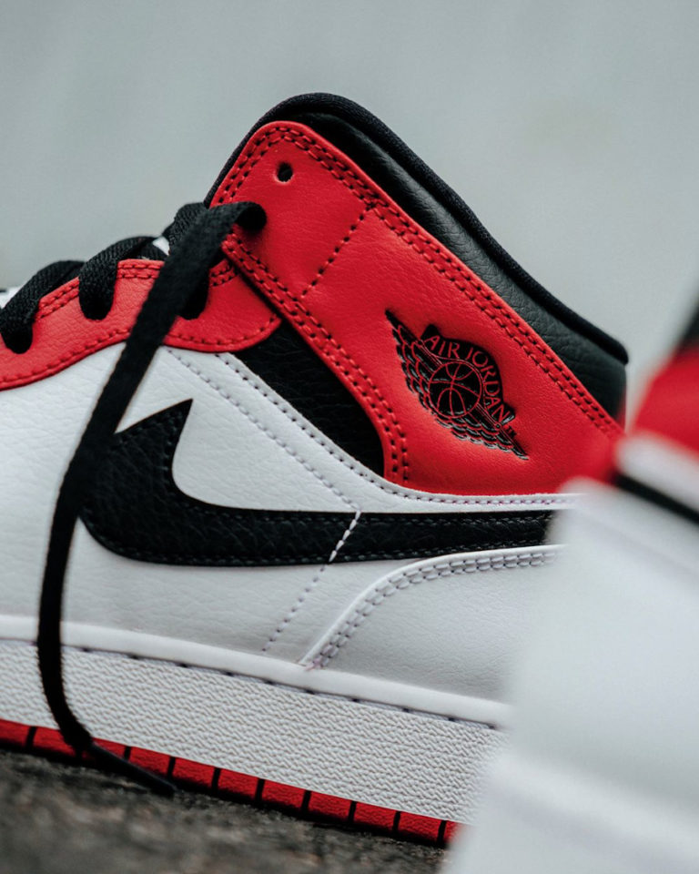 jordan mid white heel