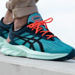 Asics Novablast SPS Techno Cyan Teal Black