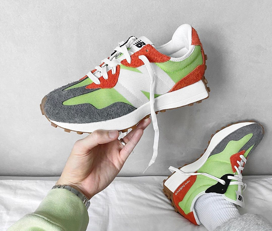 New balance shop verte et orange