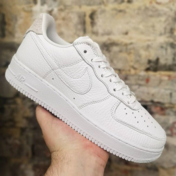 nike air force 1 07 craft white & vast grey