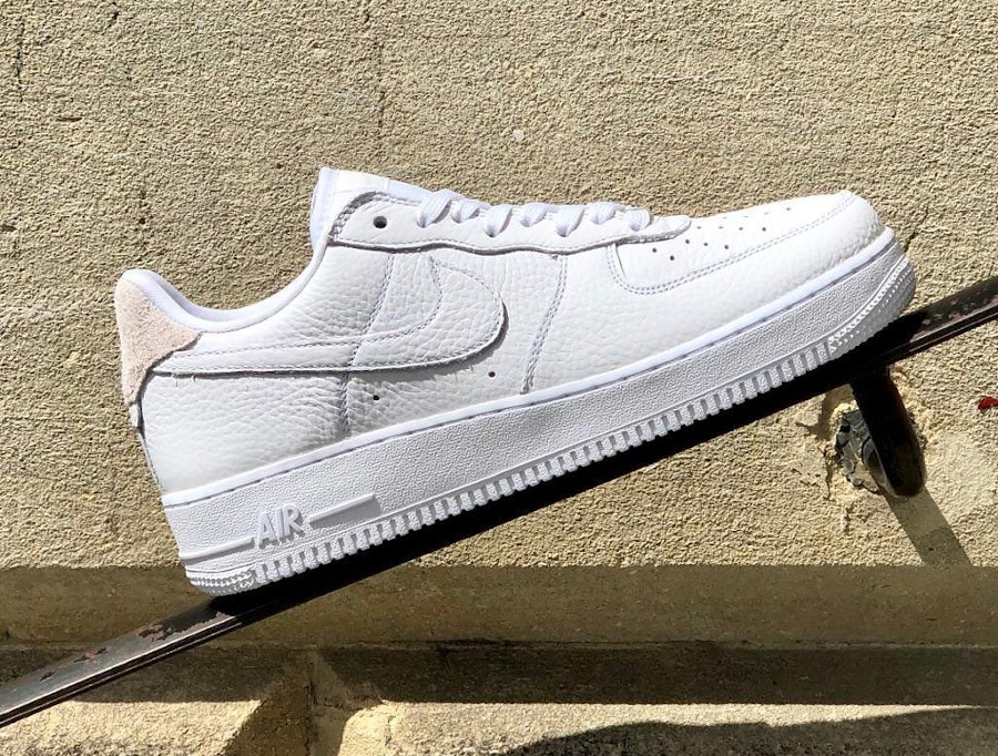 CN2873 101 que vaut la Nike Air Force 1 PRM Craft White Vast Grey