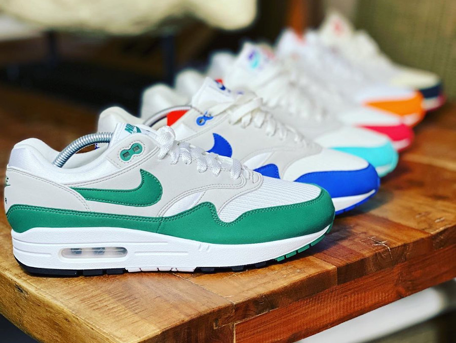 Nike Air Max 1 OG Anniversary Evergreen Aura 2020 DC1454-100