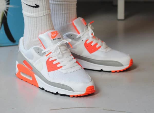 air max 90 blanche et orange 