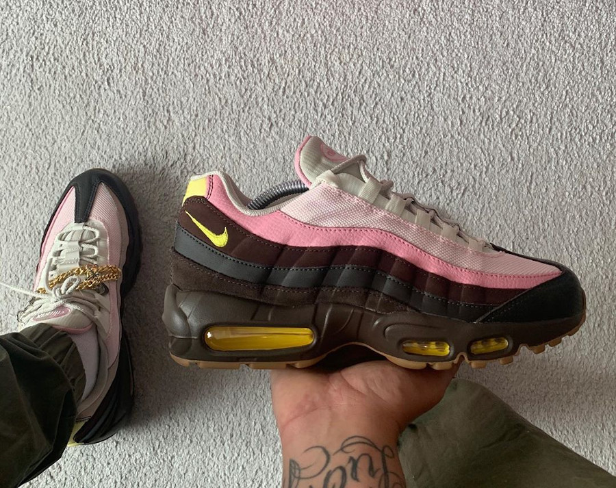 nike wmns air max 95 cuban link velvet brown