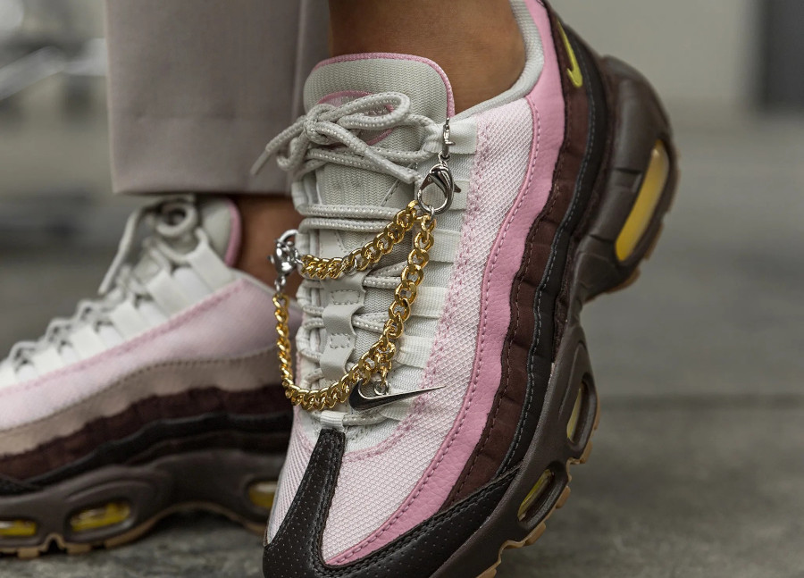 nike wmns air max 95 cuban link velvet brown