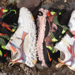 Nike Ispa OverReact Flyknit Light Bone & Black Hyper Crimson