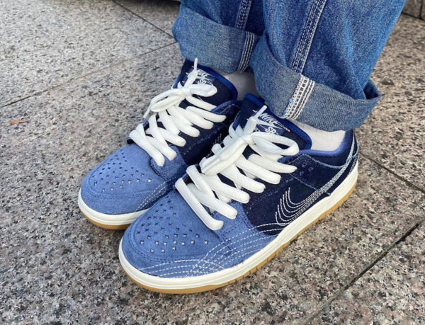 Nike SB Dunk Low Pro Sashiko Denim Gum CV0316-400