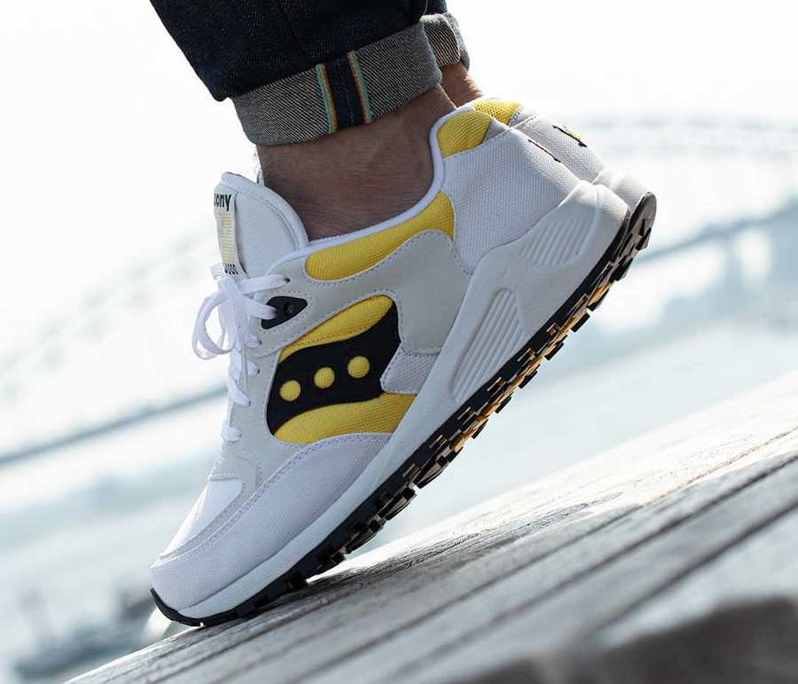 saucony jazz 4000 femme jaune