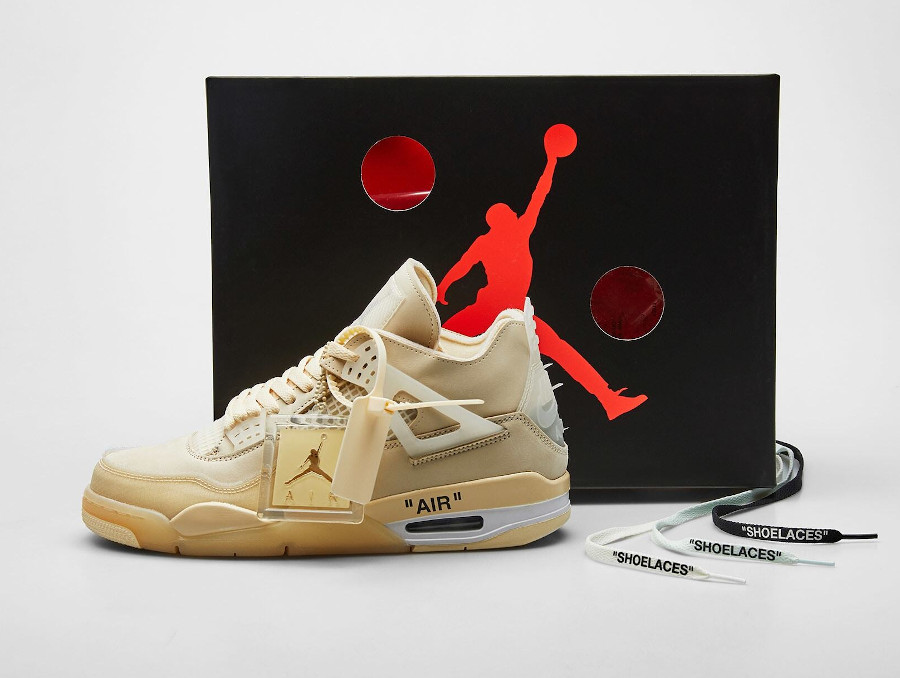CV9388-100 : que vaut la Air Jordan 4 Retro W Off White™️ Sail Cream ?