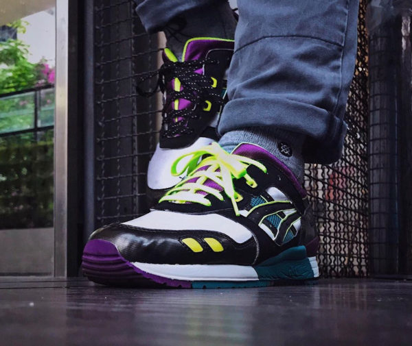asics noir foot locker