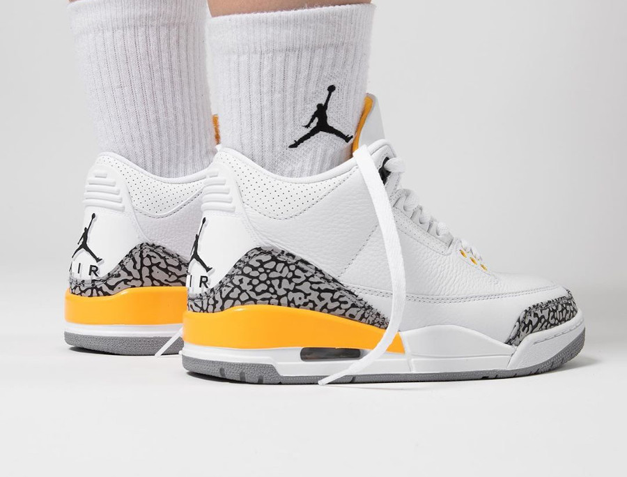 Jordan 3 on sale jaune