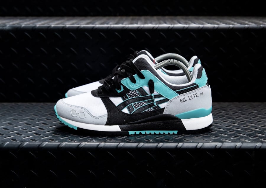 Asics Gel Lyte 3 OG White Black Teal 1201A051-100