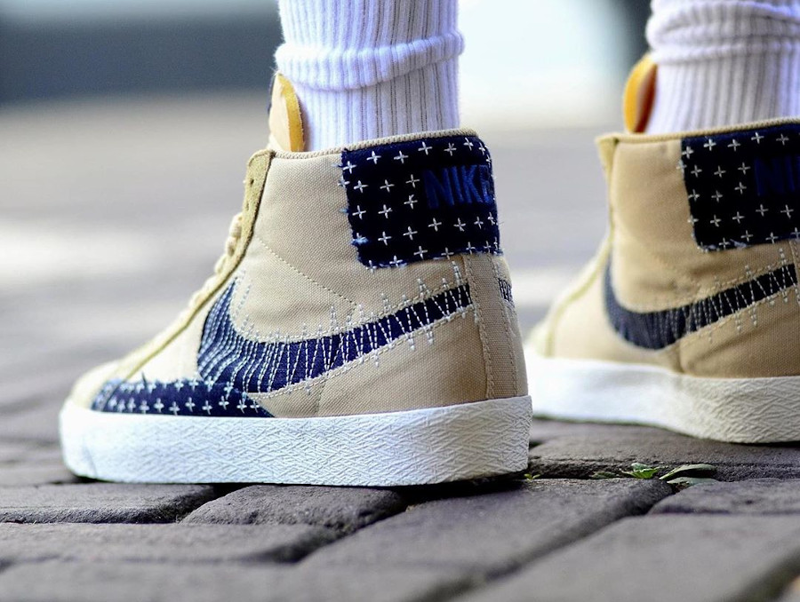 nike sb blazer mid on feet