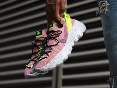 nike space hippie 04 lemon venom women's shoe