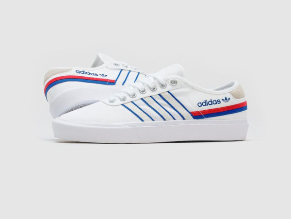 Adidas Delpala White Scarlet Blue FV0639