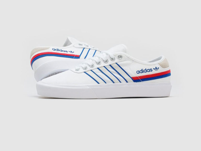Adidas Delpala White Scarlet Blue FV0639