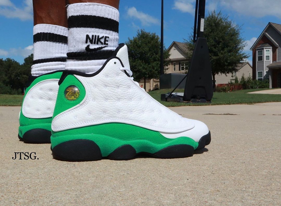 nike air jordan 13 lucky green