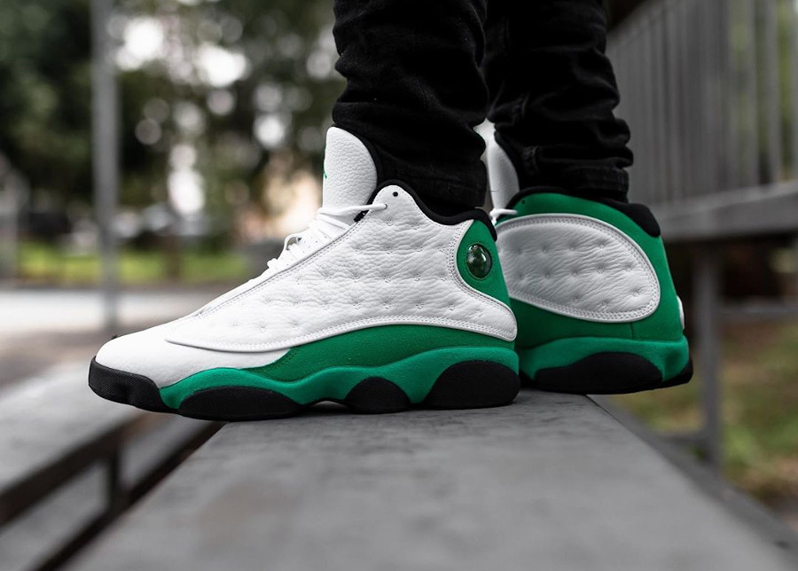 Jordan 13 noir et vert outlet
