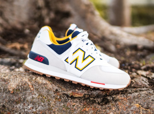 summer fog with white new balance